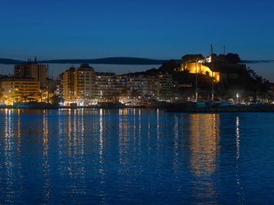 Nachtansicht von Dénia