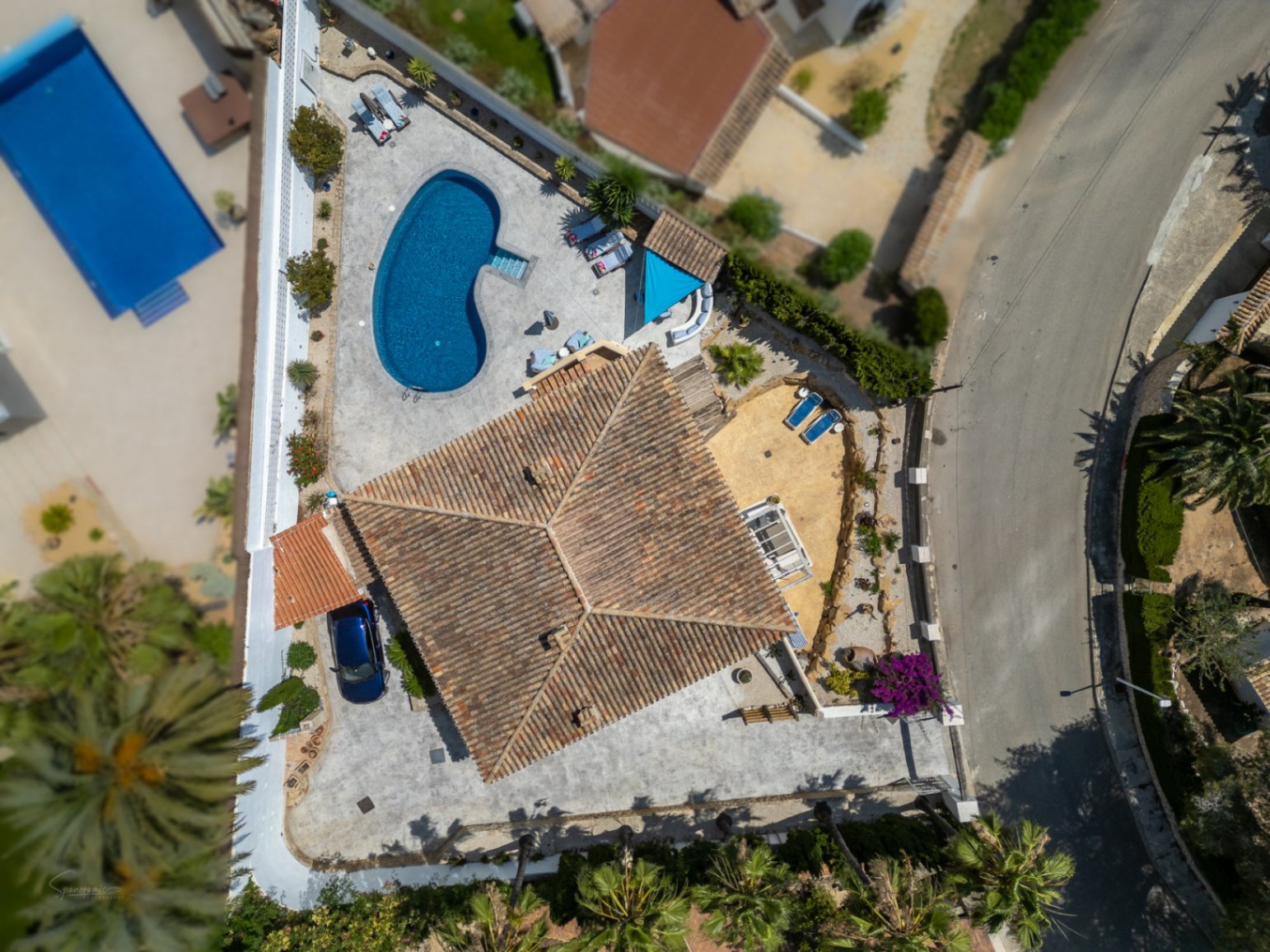 Villa in Jávea mit privatem Pool und Bergblick